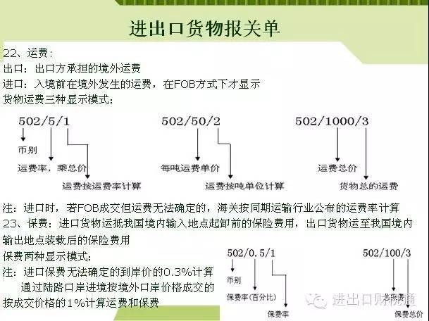 出口业务运保费的处理