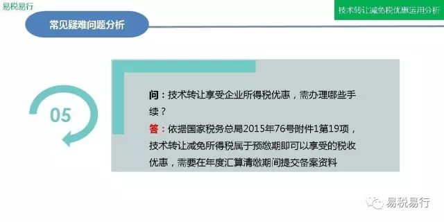 技术转让减免税优惠分析(下篇)